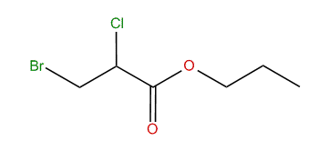 Propyl 3-bromo-2-chloropropanoate